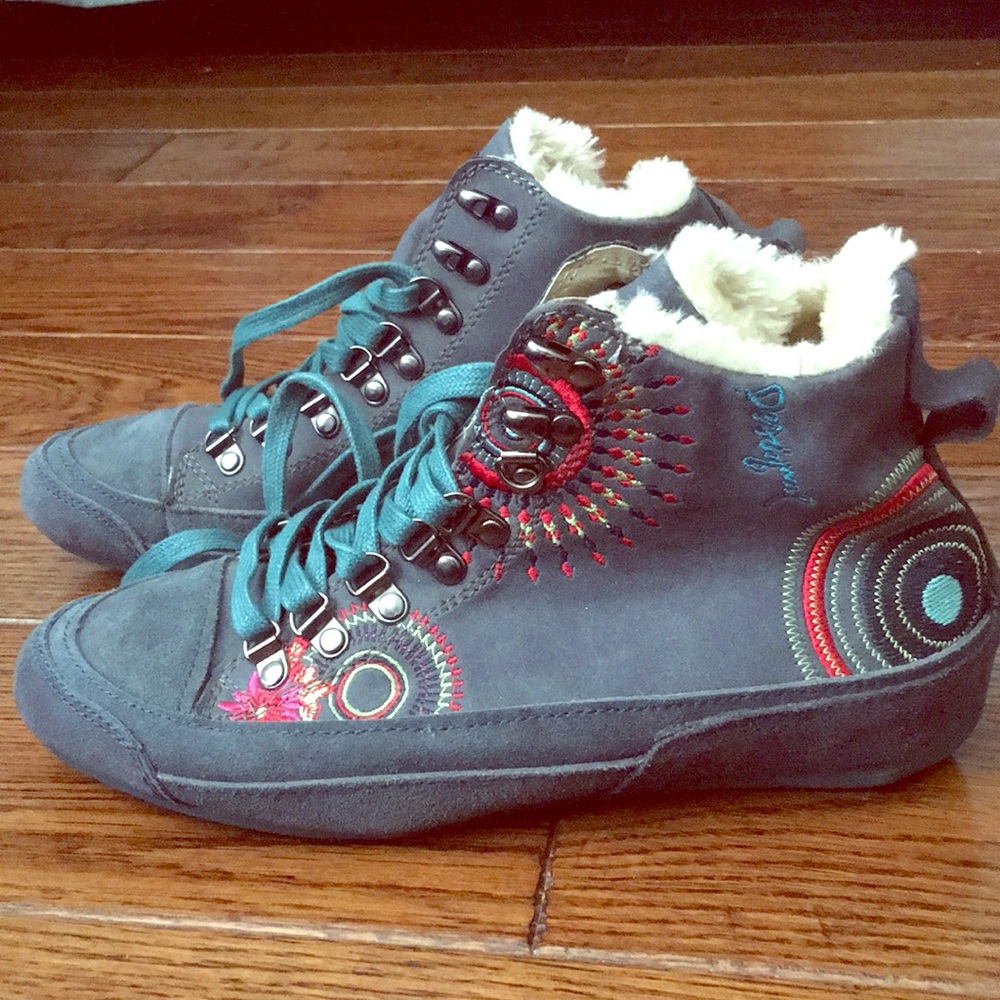 Desigual Lili High Tops NWT